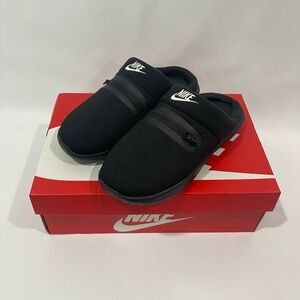Nike Black Slip-On Slippers